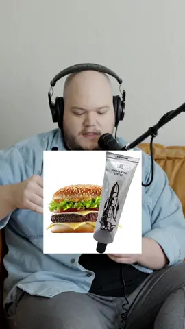 Russian space paste pt 1. Like and follow for part 2! Listen to the full episode on all major streaming services. #fyp #podcast #spotify #podcasts #podcasting #podcaster #podcastshow #applepodcasts #newpodcast #applepodcast #foodreview #foodreaction