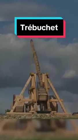 Fonctionnement d’un trébuchet #histoire #army #physique #science #pourtoi 