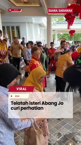 Cute bahhh Puan Sri Datuk Amar Juma'ani Tun Tuanku Bujang kesayangan kita tok 😍 #suarasarawak #viral #fyp #premier  
