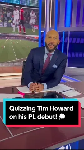 Can Tim Howard remember the starting XI from his Man United debut in 2003? 👀 #PremierLeague #Soccer #football #manchesterunited #manunited 