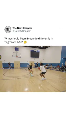 After Friday’s loss, Team Moon is 0-3 in Tag Team 1v1s despite Moon being highly regarded as one of the best 1v1 players in TNC. What needs to change for them to flip the script? 🤔 #basketball 