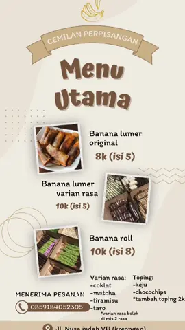 📍JEMBER#piscok #bananalumer #bananaroll #fyoupage 
