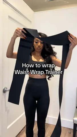 Replying to @Veronica here’s how to wrap your Waist Wrap so it doesn’t roll up and it stays in place 🥰 you can also apply a belly firming cream, some burn gel, and saran wrap underneath for increased weight loss! Let me know if you want a tutorial 💦#waisttrainer #howtoloseweight #snatchedwaist #tiktokshopspringsale #ShopBlack #tummywrapwaisttrainer  #waistwrap #bellyfat 