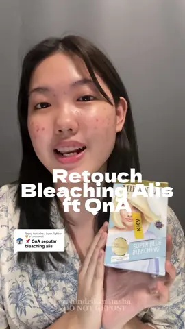 Replying to @tasha | acne fighter 👳‍♀️ QnA tentang bleaching alis. Kalo kalian takut jangan diikutin. Kalo kalian mau coba WAJIB make sure udah research yang aman gimana supaya kulit tidak iritasi👍 After carenya boleh pakai cream moisturizer dengan fokus calming/skin barrier aja 👍
