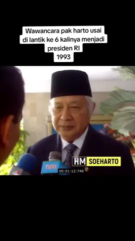 Wawancara pak harto usai di lantik ke 6 kalinya menajdi presiden RI #soeharto #presiden #ordebaru #reformasi #pemilu #demokrasi #indonesia #fyp #fypシ 