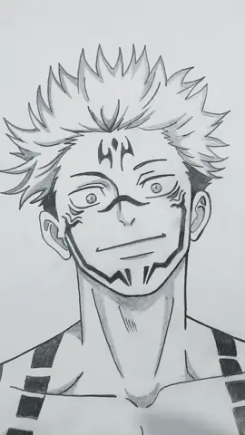How to Draw Sukuna from Jujutsu Kaisen  كيف ترسم سوكونا من أنمي جوجوتسو كايسن #animedrawing  #animeart   #fyp  #foryourpage  #anime  #drawing  #manga  #mr_mangaka  #sukuna   #jujutsukaisen   #سوكونا   #جوجوتسو_كايسن   #رسم  #انمي 