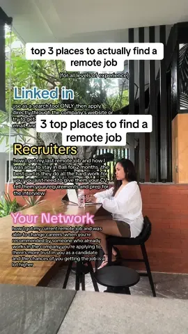 The best places to look for a remote job, from EXPERIENCE and not just found websites ‼️ #remotejobs #remotework #remoteworklife #linkedin 