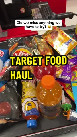 British people do a Target food haul! 🤤Did we miss any of your faves? #target #targethaul #foodhaul #americansnacks #americancandy #candy #supermarket 