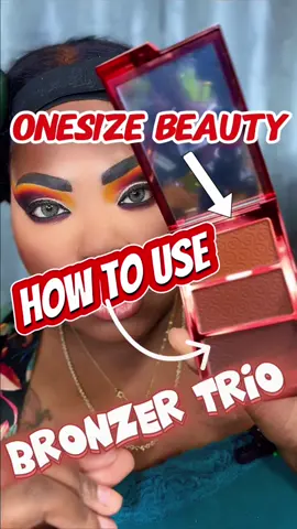 How to use the @ONE SIZE BEAUTY Made for Shade Bronzer Trio. #beautyonqway #makeup #makeuptransformation #onesizebeauty #onesizebeautyreview #productreviews #bronzer #howtobronze 