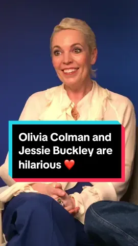 Two iconic, hilarious, wonderful THESPIANS. Go and see Wicked Little Letters as soon as it comes out. It’s a HOOT #wickedlittleletters #oliviacolman #jessiebuckley #interview #actress #film #movie 