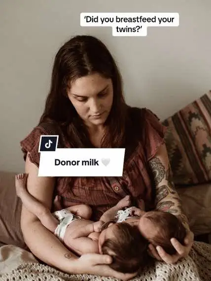 Plus some amazing mums in Byron Bay, Central Coast and Sydney. I did get to tandem feed my girls for a bit but ended up in hospital with an infection that left me with severe chronic pain at 5w postpartum. If you have excess milk please consider donating to a mum in need.   #donormilk #breastmilk #breastfeeding 