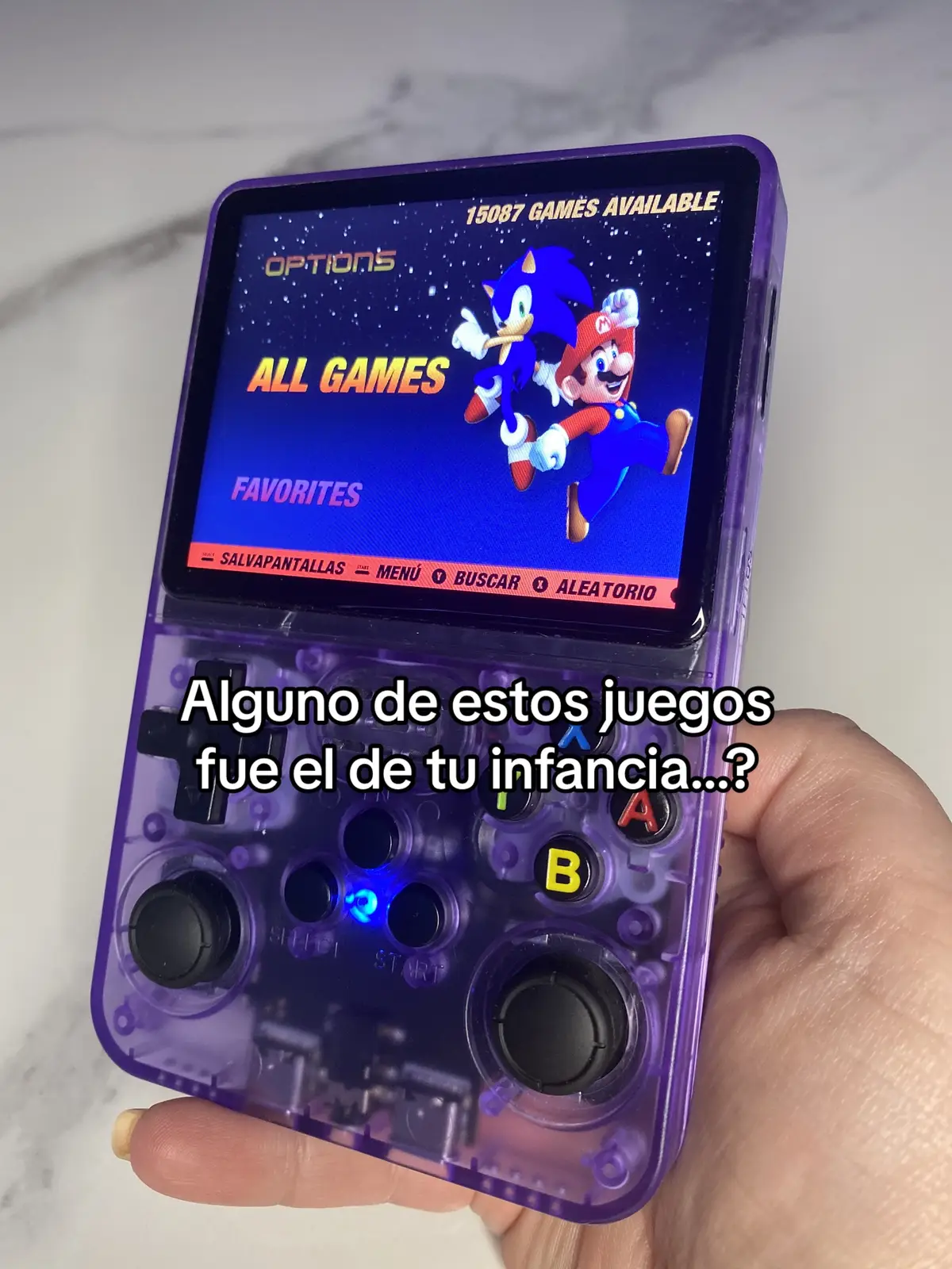 Además emula más de 20 consolas y tiene bluetooth, wifi y se pueden añadir mas juegos gracias a su espcio para la sd #retroconsola #arcade #supermario #pokemon #streetfighter #gameboy 