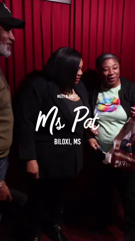 #Biloxi y’all were off the damn chain. 😂 I love meeting you all because I know one day it’ll be too hard to come out. ❤️ Thank you for sticking with me and coming to see #YaGirlDoneMadeIt Tour! I’m coming to a city near you! Get your tickets at mspatcomedy.com!  #mspat #tour #themspatshow 