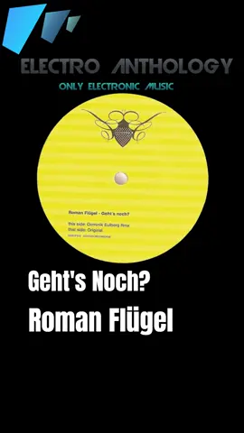 2004 - Roman Flügel - Geht's Noch? #electronicdancemusic  #music  #house  #housemusic  #dancemusic  #club  #clubbing  #electroanthology  #dj  #stephanelpg