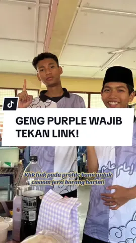Nak custom baju colour putih purple untuk kelas korang jugak macam mereka ni? Klik link pada profile kami sekarang geng! #DesignKamiLagiStyle #kilangsublimationmalaysia #jerseysublimation #sublimitionjersey #sublimationprinting #custommade #bajumrsm #bajucustom #bajukelas #jerseycustomdesign 