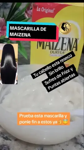 💫MASCARILLA DE MAIZENA🌽🫒 #josehairorganic #mascarillademaizena #maizenaparaelcabello #maizena #keratinacasera #pelobrillante #glowup2024 