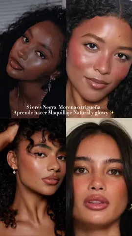Yo amo tanto este tipo de maquillaje! piel se ve radiante y super glowy ✨ Mist Black bamboo @Haruharu Wonder PH  Tinta de maquillaje tono tan @Smashbox Cosmetics  Corrector medium beige @elfcosmetics  Jelly tint @milkmakeup  Gel para las cejas @Physicians Formula  Bronzer @Patrick Ta Beauty  Delineador de labios @Tower 28 Beauty  #patrickta #pielesnegrasmakeup ##makeuptutorial #naturalbeauty #glowymakeup