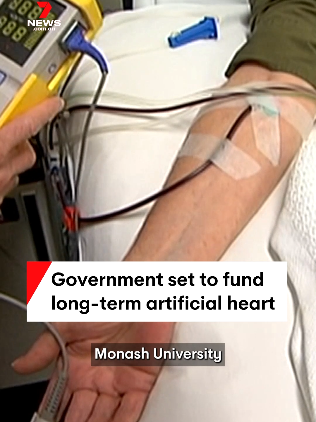 Researchers from Melbourne's Monash University are working on the world's first long-term artificial heart. #heart #artificialheart #7NEWS