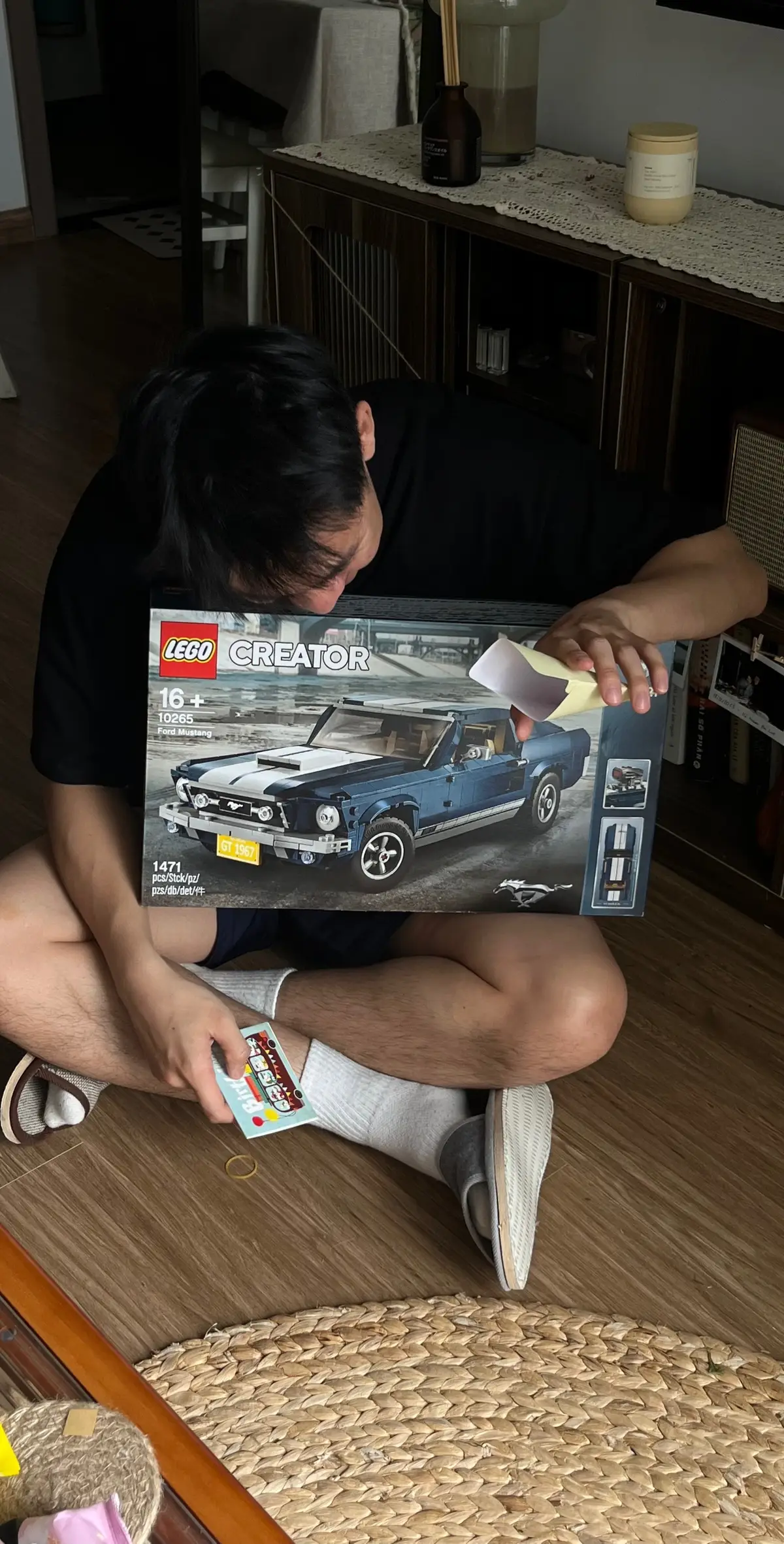 Valen thai ny tặng mai thuý nhựa  #lego #fordmustang 