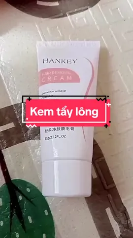 Kem tẩy lông HANKEY tẩy lông vùng kín nách tay chân, da nhạy cảm tẩy lông an toàn dịu nhẹ không gây kích ứng 60g #kemtaylong #taylongtainha #taylonghankey #taylongchan #taylongtay 