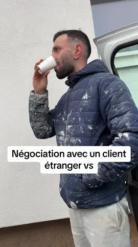 Négociation avec un client étranger vs français 😂😂 #pourtoi #btp #chantier #batiment 