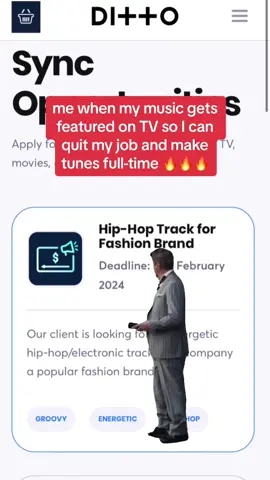 Sync Pitching on Ditto is GOATED 🐐🐐🐐 #releasemusic #producertok #independentartist #spotify 