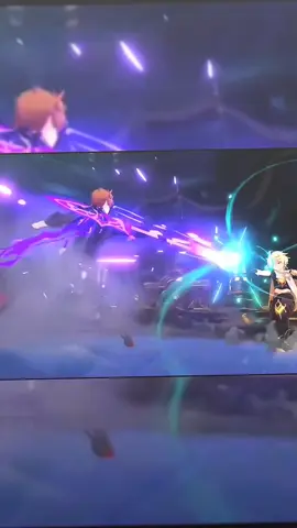 Pertama kali aether menggunakan 2 elemen sekaligus #GenshinImpact #aether 