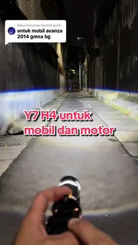 Membalas @kedelai putih Bisa bang, Sudah ready lagi nihh y7 H4 #lampuutamah4 #lampuutama #minibiled #biled #biledmurah 