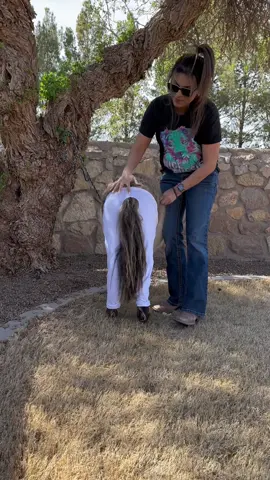 You spoke, we listened! Here’s the “Putting on the tight pants” video! It was meant to be a tutorial and it turned into addressing how Buttercup does not live in pants 😆 Anywho, I hope you enjoy it! #tightpants #grwm #getreadywithme #tutorials #horses 