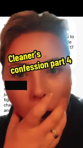 Cleaners confessions 😂