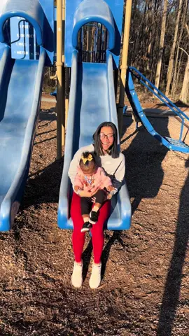 I swear she loved it just as much as I did😂❤️ #girlmom #fyp #sahm #momlife #park 