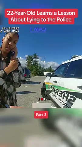 22-Year-Old Learns a Lesson About Lying to the Police #police #fyp #cops 