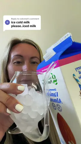 Replying to @cokomel Milk asmr #asmr #milk #almondmilk 
