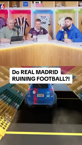 Real Madrid is Ruining Football?! #footballtiktok #pitchside #fyp #football #podcast #espanol #realmadrid #mbappe 