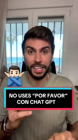 🙅🏻‍♂️🙅🏻‍♂️ Nunca utilices la palabra, por favor, cuando utilices ChatGPT o le “pidas” que haga cosas, ya que las mejores respuestas te las da cuando usas una orden. Te explico en el vídeo por qué pasa esto y a qué se debe. #chatgpt4 #chatgpt #angelapa #angelaparicio #prompt 