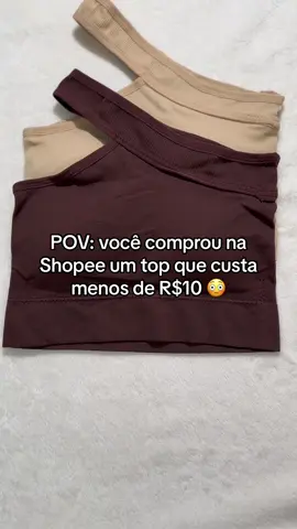 Olha essa comprinha que fiz na shô, menos de R$10 😳 ja peguei logo um de cada cor 🖤🤍🤎 link na minha bio #top #academia #Fitness #rotina #treino #treinoemcasa 