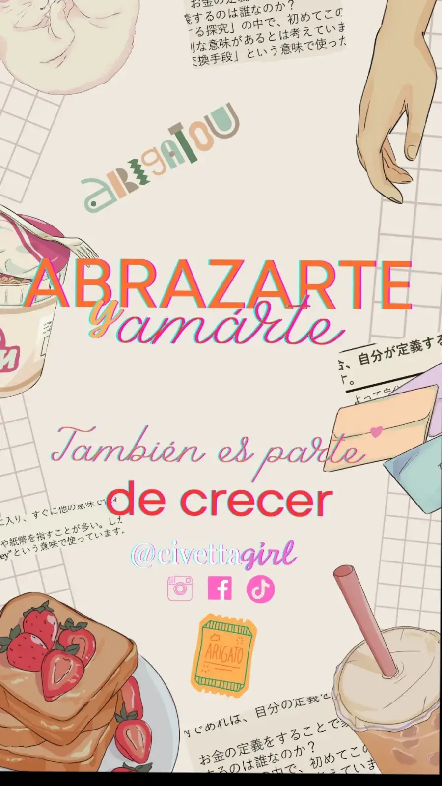 Amáte como eres, disfruta y abrazate. #lovemyself #crecimientopersonal #fyp 