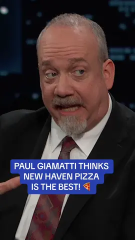 Paul Giamatti thinks New Haven #pizza is the BEST! 🍕