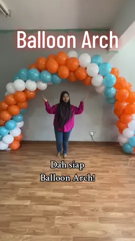 Replying to @norhazwanie Water base ada 2 size (besar & kecil). Untuk balloon arch kena pakai yang besar😊 #balloonarch #balloonviral #howto #fyp 