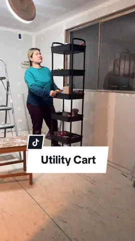 Only DIYers understand. Making my DIY life much easier with this utility cart that I can just put all the tools i need and push it which ever corner I go! Isnt it amazing??😁 #fyp #diyproject #homeimprovement #manufacturedhomesrenovation 