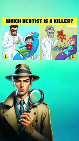 Which dentist is a killer? #riddles #riddle #riddleoftheday #genius #enigmas #quiz #puzzle #mystery #usa_tiktok 