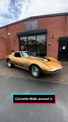 Walk-around Video 🔊 1972 Chevrolet Corvette C3 Stingray 454 V8 Auto. An outstanding big-block Corvette that presents in remarkable order & finished in War Bonnet Yellow metallic. Benefiting from recent restoration works & upgrades. Visit www.retroclassiccar.com for more details. #RetroClassicCar #Corvette #ChevroletCorvette #CorvetteStingray #Stingray #C3Corvette #MuscleCar #V8 #V8Sound #CorvetteSound #72Corvette #BigBlock 