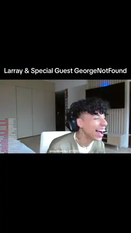 @LARRAY introduces his special guest GeorgeNotFound  #larray #larrayeeee #larraylive #larraycontent #georgenotfound 