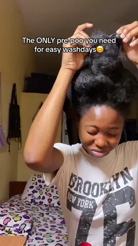Easy Pre-poo routine 🥰#naturalhairproducts #4chair #hairgrowthtips #hairgrowth #blackgirltiktok #hairtok #type4hair  #naturalhairtiktok #naturalhair #hairroutine 