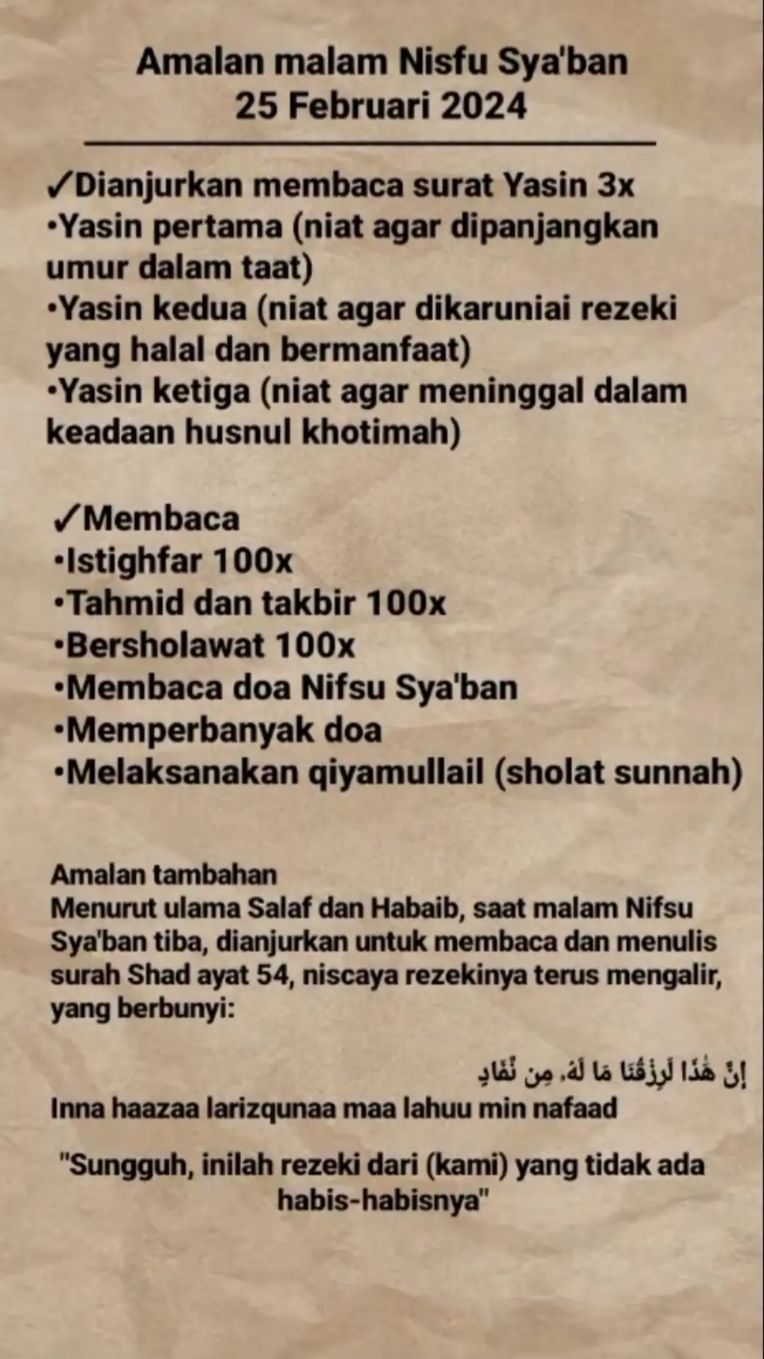 #masyaallahtabarakkallah #malamnisfusyaban #2024 #nifsusyaban #storyislam #amalandoa #tanggalpenting #foryou #fyp #fypシ