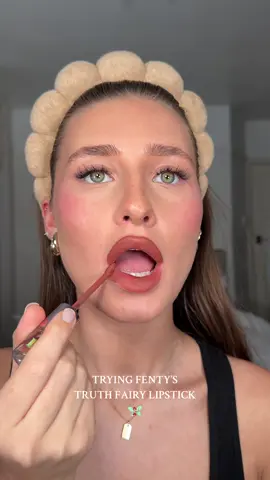 Trying @Fenty Beauty truth fairy icon velvet lipsticks 🧚🏼‍♀️🧸✨💋
