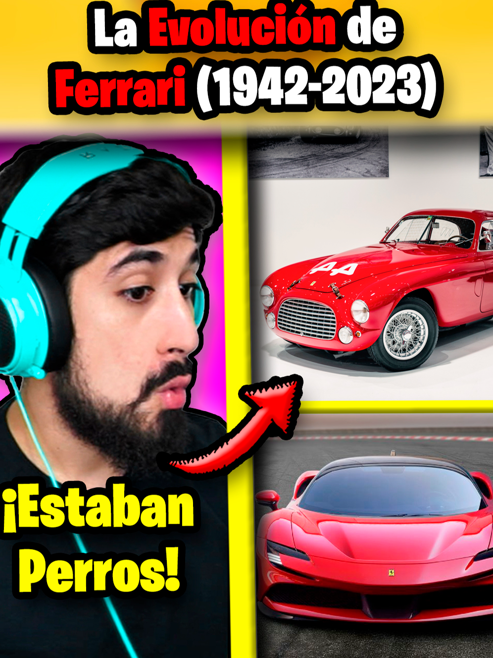 La Evolución de Ferrari (1942-2023) #ferrari #curiosidades #evolucion