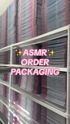 ASMR ORDER PACKAGING✨🫶🏻 #asmr #asmrorderpacking #asmrorders #asmrsounds #asmrsmallbusiness 