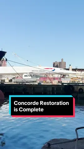 Have you noticed the Concorde docked at the Brooklyn Navy Yard? It is set to return to the Intrepid Museum at the end of March or early April. #nychistory #nyc #concorde #brooklynnavyyard #aviation #newyorkcity 