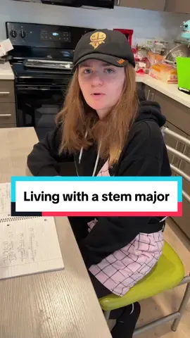 Living with a stem major be like: @Cactus eater #stemmajors #sciencetok #college #roomies #collegelife #skit #comedyskit #funnyskits 